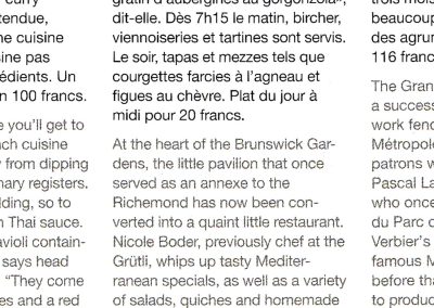 Tribune de Genève – Baboo Time – décembre 2008